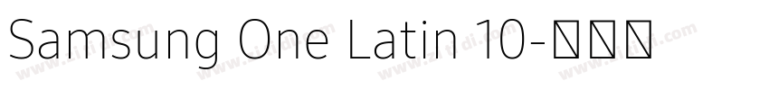 Samsung One Latin 10字体转换 Samsung One Latin 10字体转换